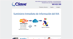 Desktop Screenshot of claveinformatica.es